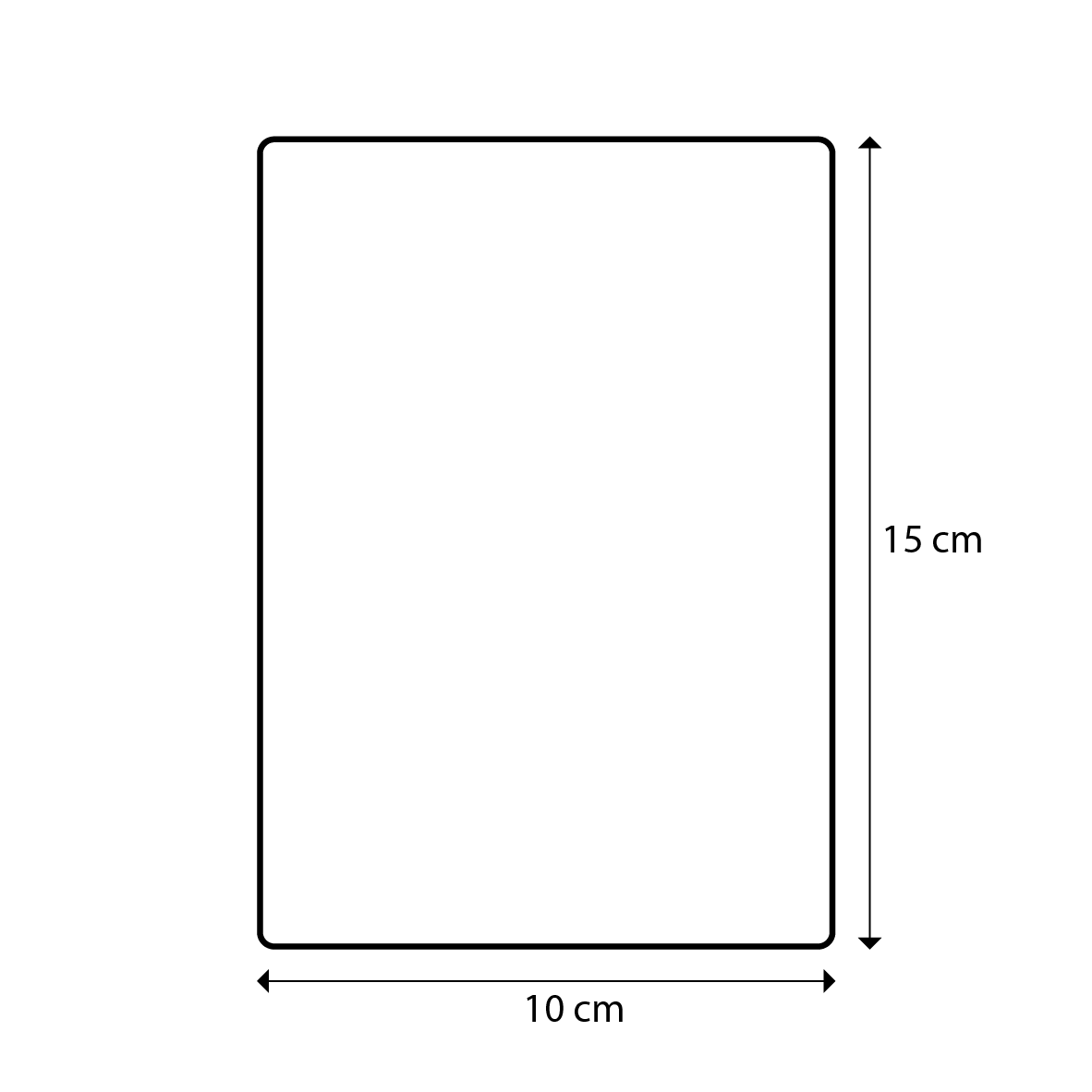 10x15 cm - Plastificati