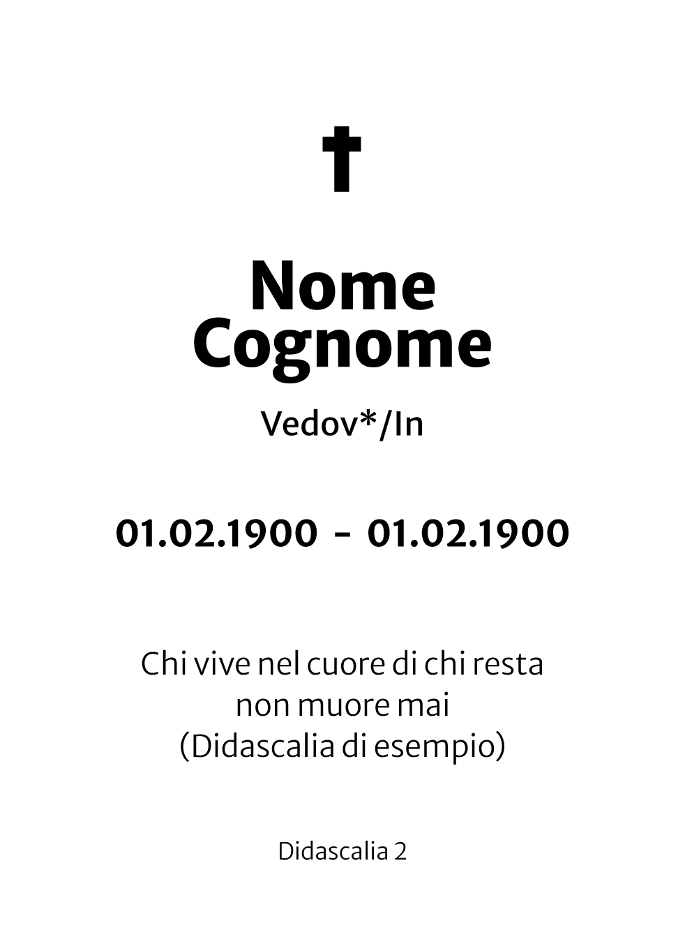 Ricordini Lutto Personalizzati - f000r-8x11-imbustato